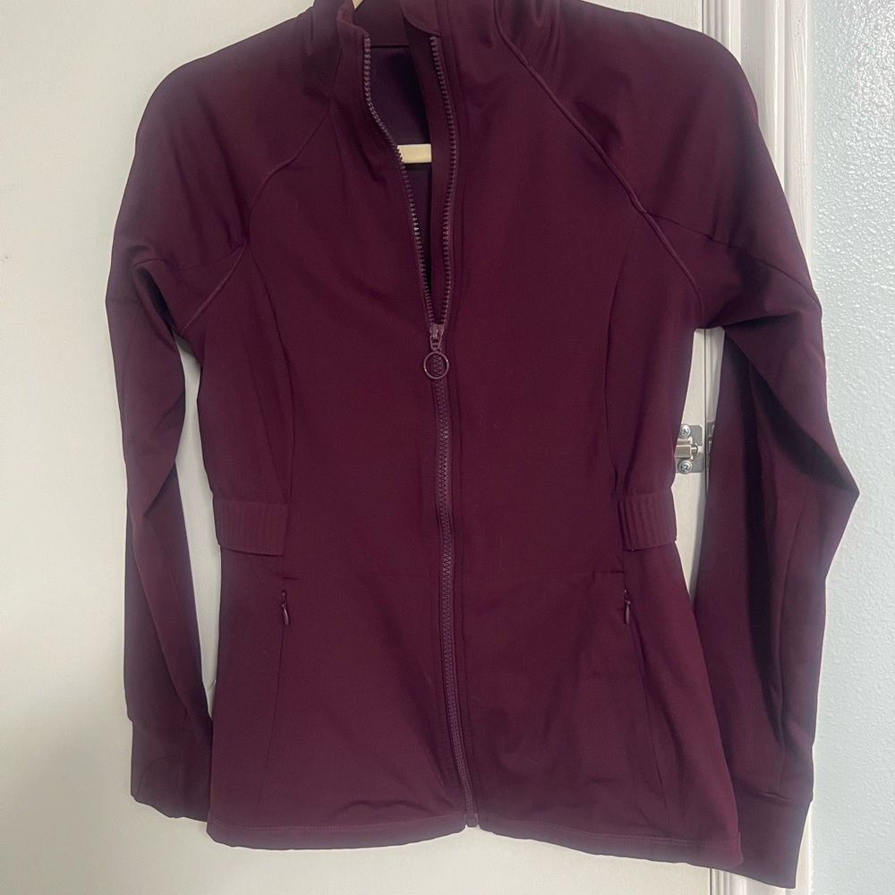 Women's Burgundy  sport/biker Jacket